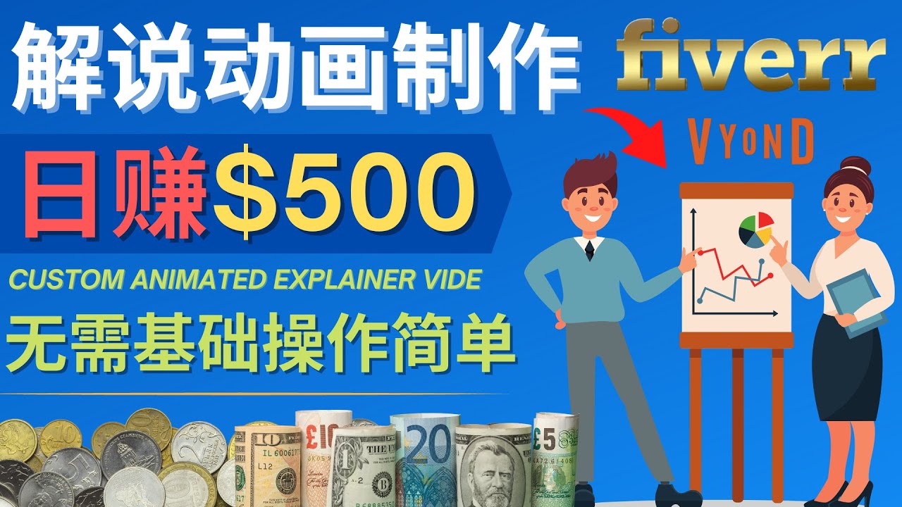 （4286期）制作解说类动画视频（Animated Explainer）日赚500美元以上 – 0基础可操作-夜影资源