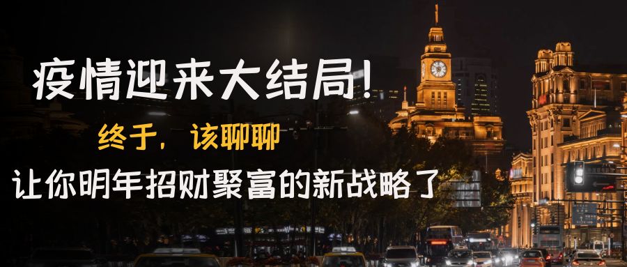 （4507期）某付费文章《疫情迎来大结局！终于，该聊聊让你明年招财聚富的新战略了》-夜影资源