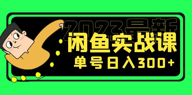 （5117期）花599买的闲鱼项目：2023最新闲鱼实战课，单号日入300+（7节课）-夜影资源
