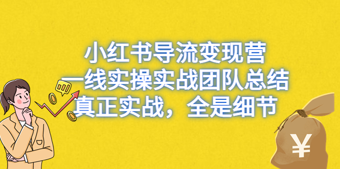 （6441期）小红书导流变现营，一线实操实战团队总结，真正实战，全是细节-夜影资源