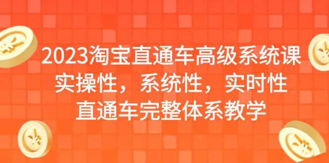 （6535期）2023淘宝直通车高级系统课，实操性，系统性，实时性，直通车完整体系教学-夜影资源
