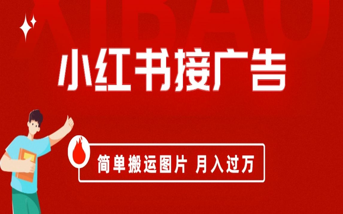 （6833期）小红书接广告月入过万，简单搬运图片，新手小白快速上手-夜影资源