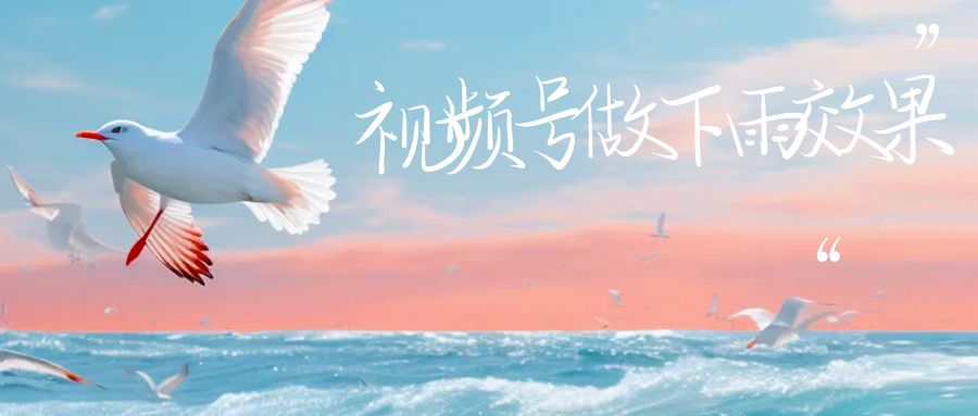 视频号做下雨视频，一个账号一周涨粉10W+，日入1000+附保姆级教程-夜影资源