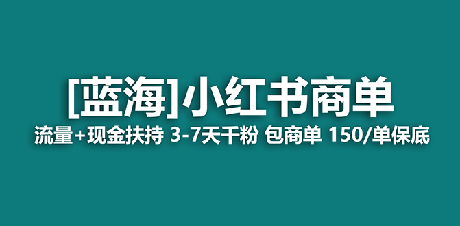 （7388期）2023蓝海项目【小红书商单】流量+现金扶持，快速千粉，长期稳定，最强蓝海-夜影资源