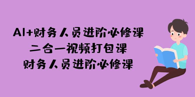 AI + 财务人员进阶必修课二合一视频打包课，财务人员进阶必修课-夜影资源