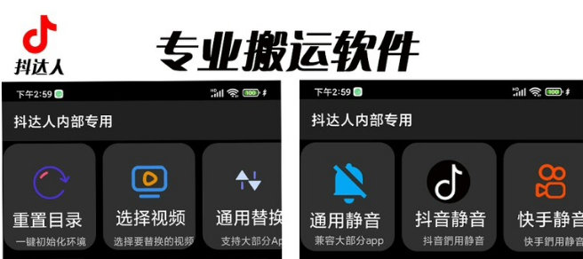 对外收费699抖音傻瓜式一键搬运，起号专用5分钟一个视频《软件+详细教程》-夜影资源