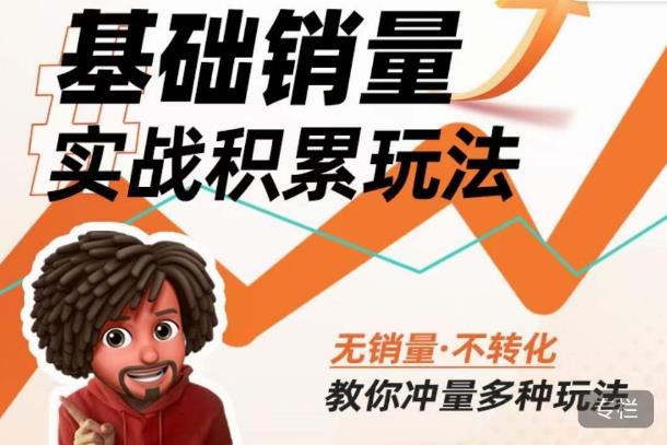 内功丨淘系基础销量实战积累玩法，无销量·不转化，教你冲量多种玩法-夜影资源