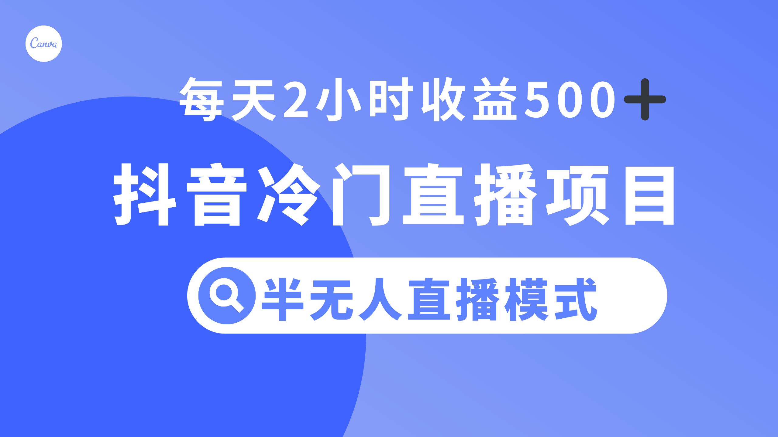 （8053期）抖音冷门直播项目，半无人模式，每天2小时收益500+-夜影资源