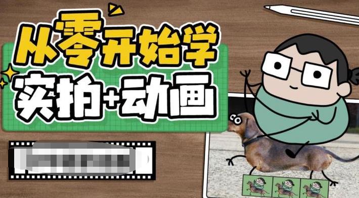 从零开始学实拍加动画，实拍加动画创意教程-夜影资源
