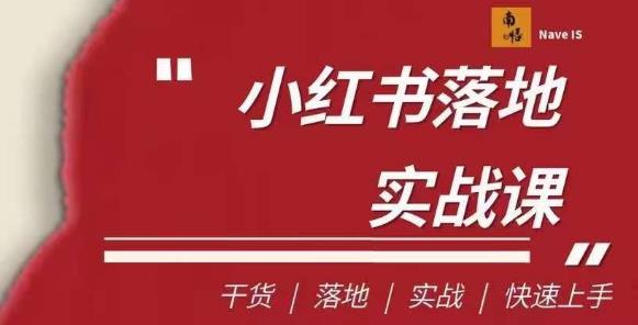 南悟·小红书医疗流量落地实战课，干货/落地/实战/快速上手-夜影资源