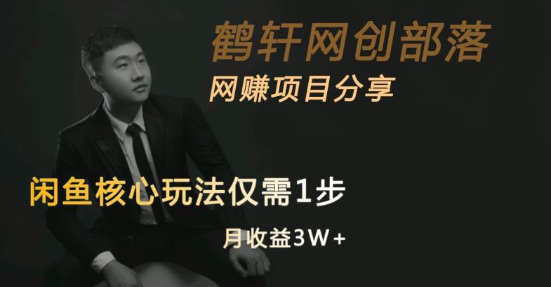 闲鱼核心玩法不卖货也能1年变现20W，玩法简单-夜影资源