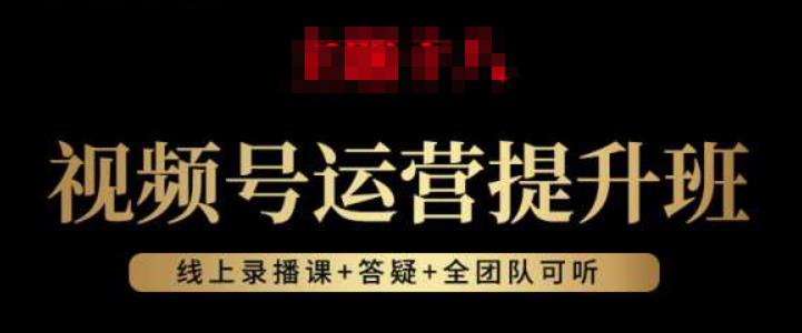 视频号运营提升班：视频号起号逻辑，视频号选品技巧及带货-夜影资源