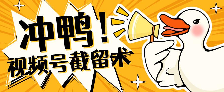 全球首发-视频号无限截留术-你不知道的流量沃土-夜影资源
