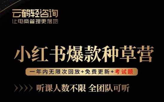 言若非-小红书爆款种草营，最值得入局的站外流量渠道！-夜影资源