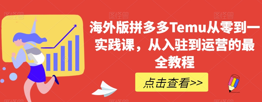 海外版拼多多Temu从零到一实践课，从入驻到运营的最全教程-夜影资源