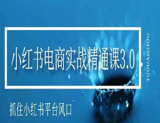 小红书电商实战精通课3.0，抓住小红书平台的风口，不错过有一个赚钱的机会-夜影资源