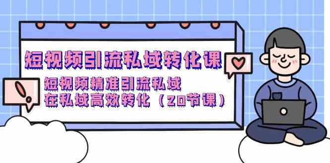 短视频引流私域转化课，短视频精准引流私域，在私域高效转化（20节课）-夜影资源