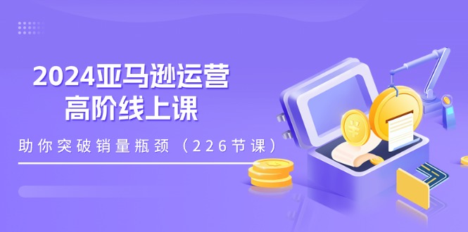 （11389期）2024亚马逊运营-高阶线上课，助你突破销量瓶颈（228节课）-夜影资源