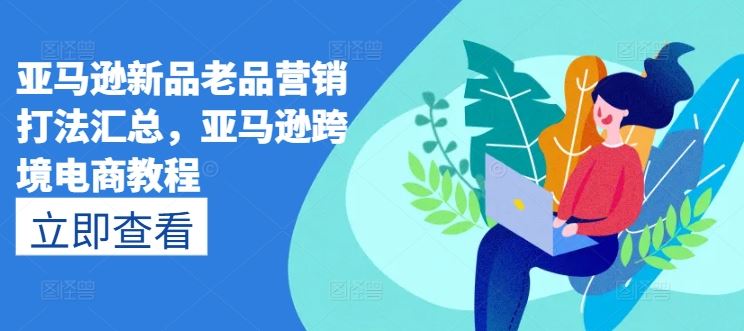 亚马逊新品老品营销打法汇总，亚马逊跨境电商教程-夜影资源