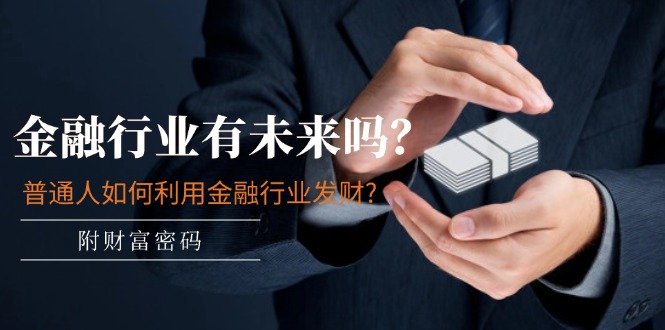 （11499期）某付费文章：金融行业有未来吗？普通人如何利用金融行业发财?(附财富密码)-夜影资源
