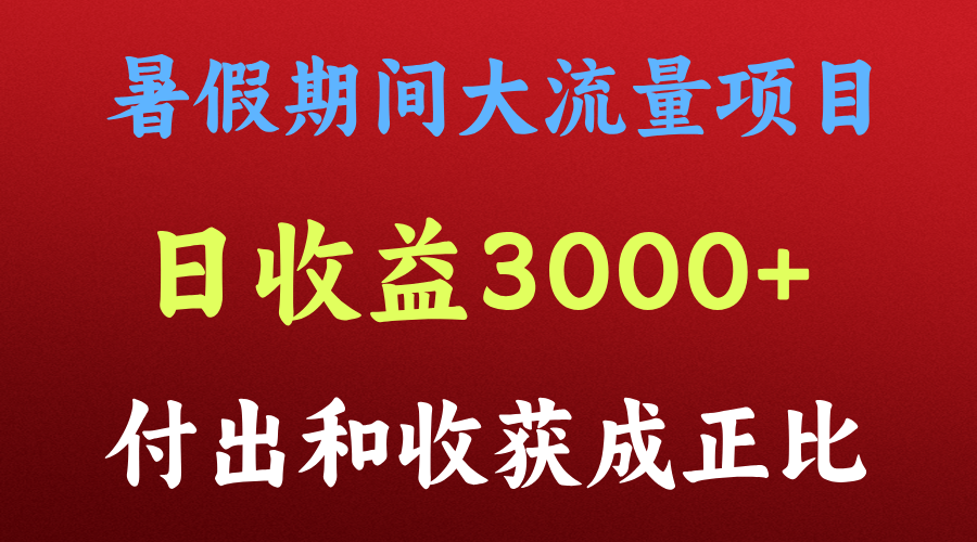一天收益3000+，暑假期间， 这个项目才是真火-夜影资源