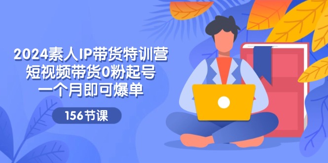 （11670期）2024素人IP带货特训营，短视频带货0粉起号，一个月即可爆单（156节）-夜影资源