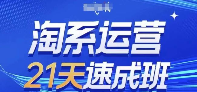 淘系运营21天速成班(更新24年7月)，0基础轻松搞定淘系运营，不做假把式-夜影资源