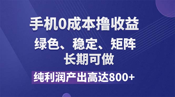 （11976期）纯利润高达800+，手机0成本撸羊毛，项目纯绿色，可稳定长期操作！-夜影资源